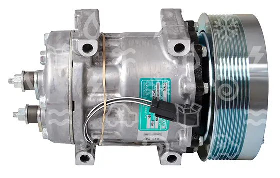 kompresor SANDEN SD7H15, řemenice 152 mm - PV8, 12 V, OE: 4283, 3389099, 4283U1